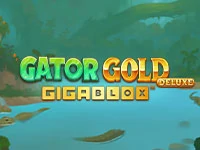 เกมสล็อต Gator Gold Deluxe Gigablox
